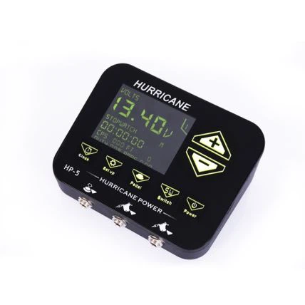 100% НОВО Изворно напајање ураганом за тетоваже са ураганом ХП-5