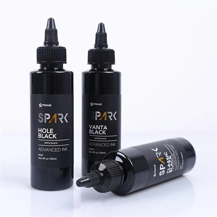 Холе Блацк 4ОЗ Трипле Блацк Инк Сериес Спарк Таттоо Инк Таттоо Инк Блацк Лигхт